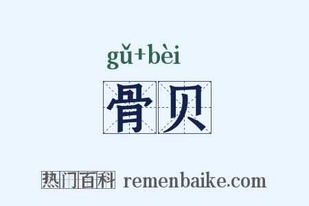 骨贝是什么意思的图片